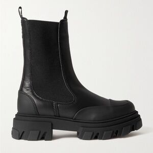 Ganni Black Chunky Boots